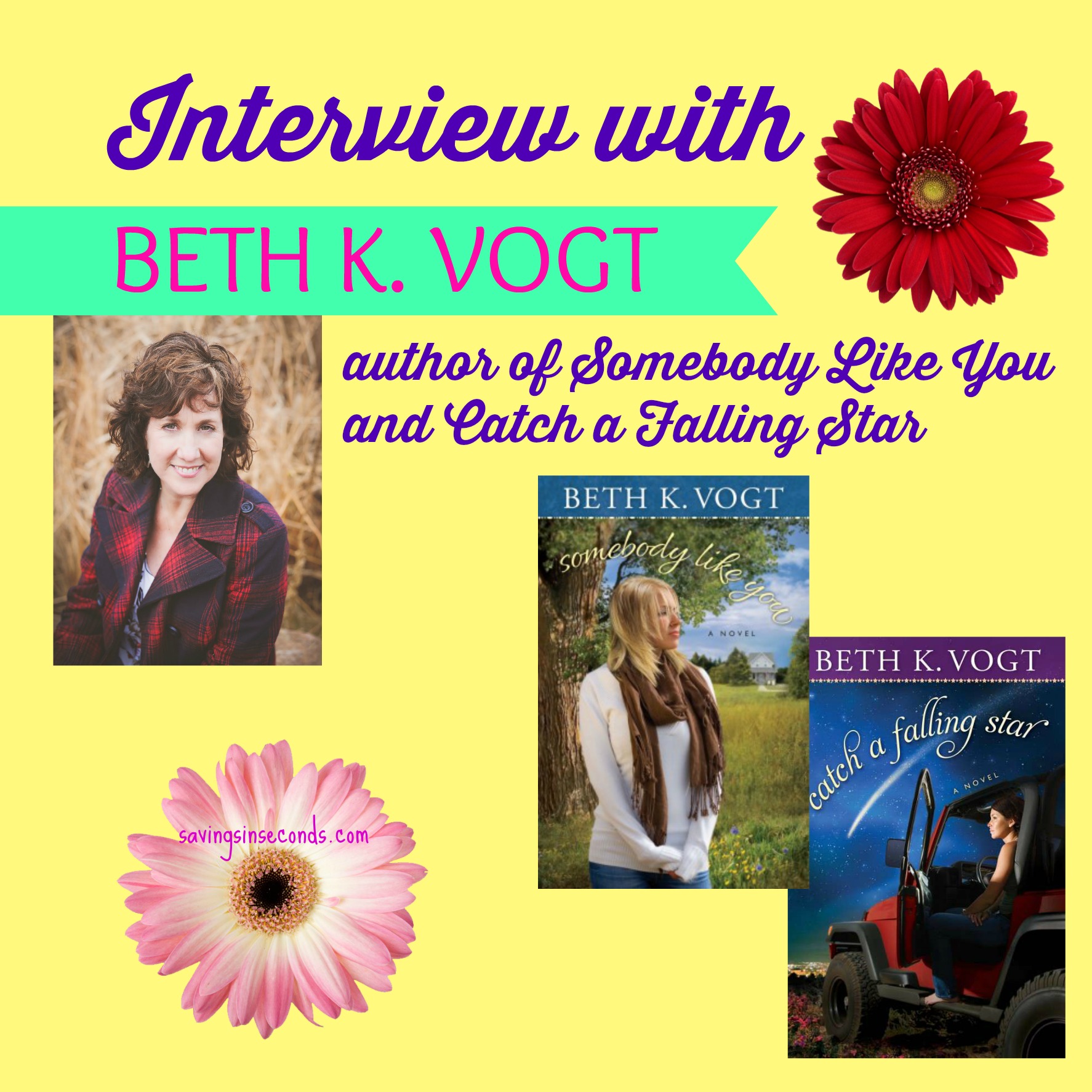 Interview - Somebody Like You Author @BethVogt #SLYrelease